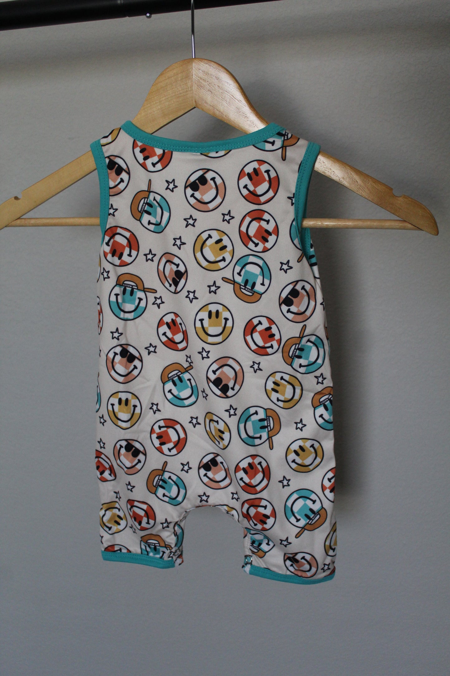 Plaid Smile Romper