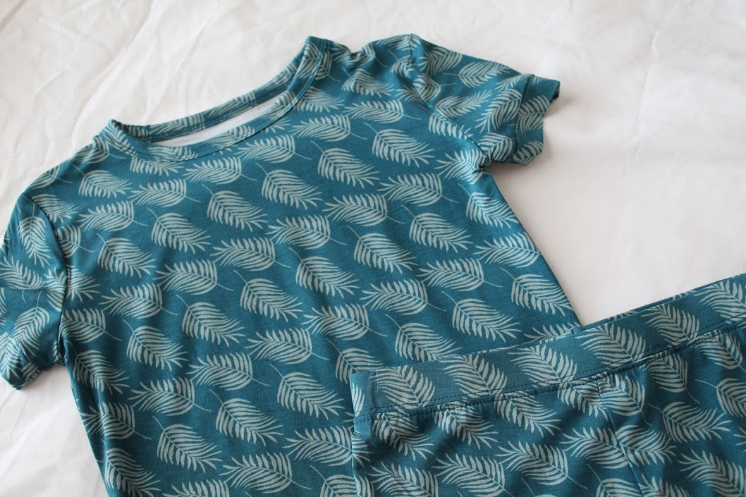 Palms Bamboo Short Sleeve Pajamas