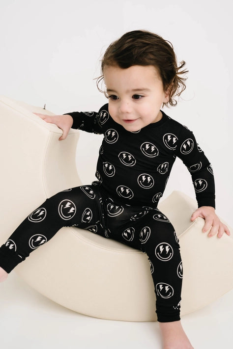 Lightening Smiley Bamboo Pajamas