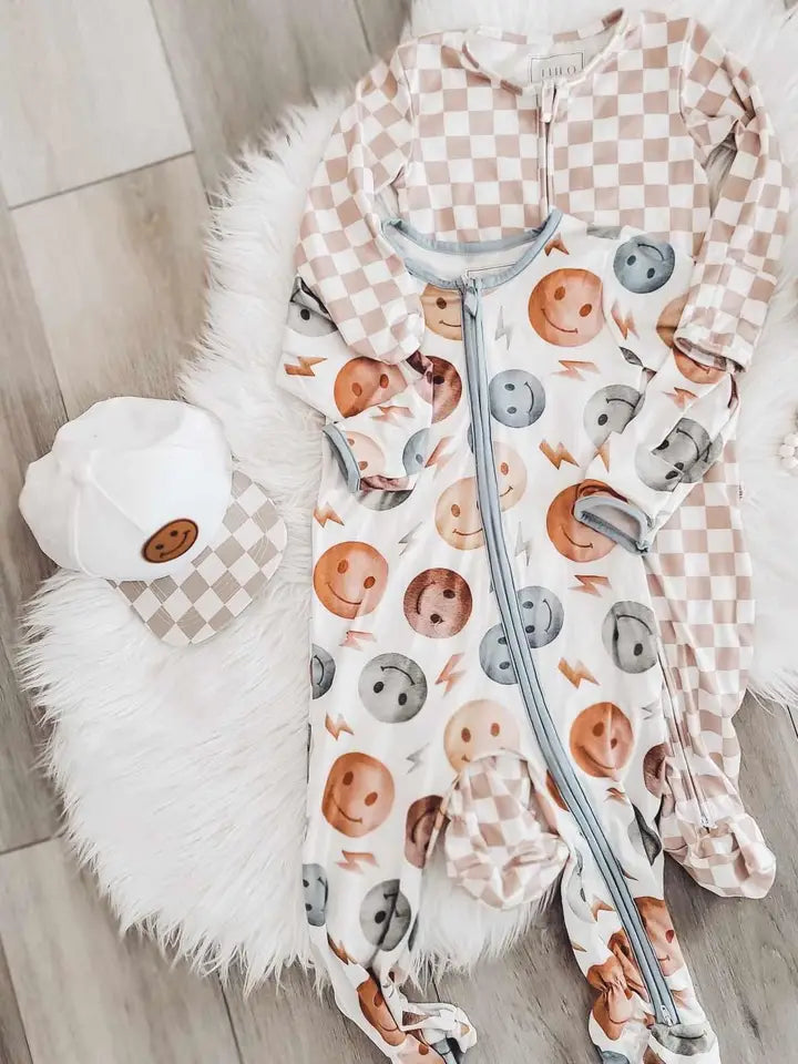 Retro Smiley Pajamas